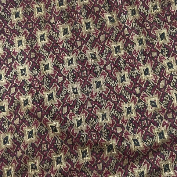 LuLaRoe Cassie Maroon and Gold Pencil Skirt, Size: XL - Picture 4 of 6